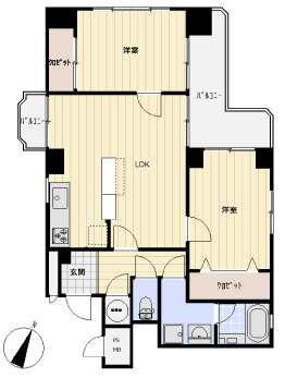 九興マンション藤崎アフター間取り図